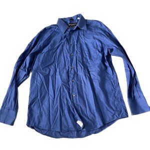 Kenneth Cole blue long sleeve Button Down size large